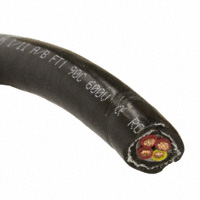 Alpha Wire - 85404CY BK005 - CABLE 4COND 14AWG BLK SHLD 100'