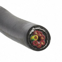 Alpha Wire - 85807CY BK005 - CABLE 7COND 18AWG BLK SHLD 100'