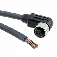 Alpha Wire - AW1200125 BK357 - M12F 90DEG TO CUT 12POL ZHPR