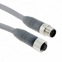 Alpha Wire - DR08AR112 SL358 - M12M STR TO M12F STR 22AWG 8POL