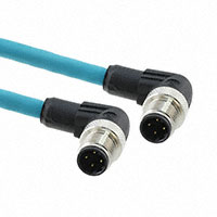 Alpha Wire - DW04DW117 TL358 - M12M 90DEG/M12M 90DEG 24AWG 4POL