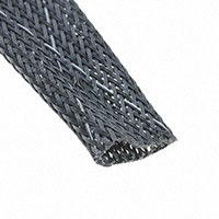 Alpha Wire - G1203/4 BK005 - SLEEVING 1/2" X 100' BLACK/WHITE