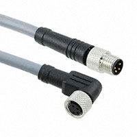 Alpha Wire - HR04GW101 SL358 - M8M STR TO M8F 90 DEG 4POL