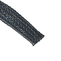 Alpha Wire - G120NF114 BK007 - SLEEVING 1" X 50' BLACK/WHITE
