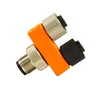 Alpha Wire - SPL001 OR032 - CONN Y-ADAPTER 5P-5P/5P M-F/F