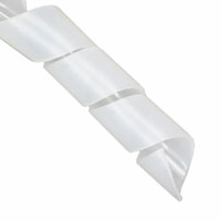 Alpha Wire - SW5 CL008 - SPIRAL WRAP 0.62" X 25' CLEAR