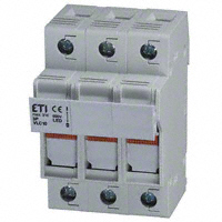 American Electrical Inc. - 2544100 - FUSEBLOCK 3POLE 10MMX38MM DNRAIL