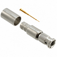 Amphenol RF Division - 034-1017-300 - CONN HDBNC PLUG STR 75 OHM CRIMP