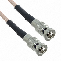 Amphenol RF Division - 095-850-185M025 - CABLE HDBNC PLUG TO PLUG 250MM