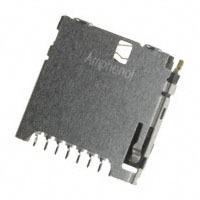 Amphenol Commercial Products - 114-00841-68 - CONN MICRO SD CARD PUSH-PULL R/A