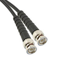 Amphenol RF Division - 115101-19-180 - CABLE BNC ST PLUG-PLUG RG58 180"
