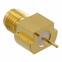 Amphenol RF Division - 132372 - CONN SMA RCPT STR 50OHM EDGE MNT