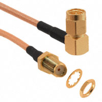 Amphenol RF Division - 135111-02-M0.50 - SMA STRT JACK-RA PLUG RG-174 .5M