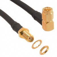 Amphenol RF Division - 135111-04-M0.75 - SMA STRT JACK-RA PLUG RG-58 .75M