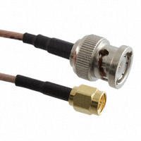 Amphenol RF Division - 245101-01-12.00 - CABLE ASSY SMA STR PL RG316 12"