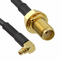 Amphenol RF Division - 245106-02-18.00 - SMA BKJK TO MMCX RAPL RG 174