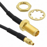 Amphenol RF Division - 245107-02-03.00 - MMCX PL TO SMA BLJK RG 174