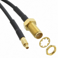 Amphenol RF Division - 245107-02-06.00 - MMCX PL TO SMA BLKJK RG 174