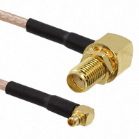 Amphenol RF Division - 245108-01-06.00 - MMCX RA PL TO SMA RABHJK RG316