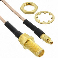 Amphenol RF Division - 245110-08-03.00 - MMCX PL TO SMA BLJK RG178 3IN