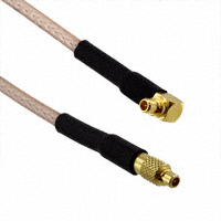 Amphenol RF Division - 265103-01-12.00 - MMCX RA-MMCX STRT PLG RG-316 12"