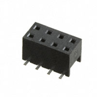 Amphenol FCI - 55510-308TRLF - CONN RCPT 8POS SMD GOLD