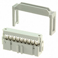 Amphenol FCI - 71600-018LF - CONN SOCKET IDC 18POS DUAL GOLD