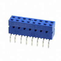 Amphenol FCI - 71991-808LF - CONN RCPT 16POS .100 DL STR PCB