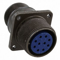 Amphenol Industrial Operations - 97-3100A-18-1S - CONN RCPT 10POS WALL MNT W/SKT