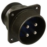 Amphenol Industrial Operations - 97-3100A-32-17P - CONN RCPT 4POS WALL MNT PIN SLD