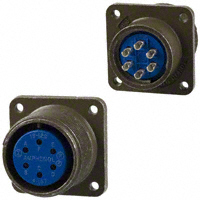 Amphenol Industrial Operations - 97-3102A-18-12S - CONN RECEPT BOX MNT 6POS W/SOCK