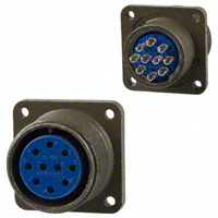 Amphenol Industrial Operations - 97-3102A-18-19S - CONN RECEPT BOX MNT 10POS W/SOCK