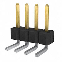 Amphenol FCI - 55101-G17-04 - BERGSTIK 0.100" R/A TH 30 GOLD