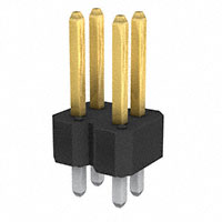 Amphenol FCI - 77313-801-04LF - CONN HEADER .100 DUAL STR 4POS