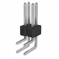 Amphenol FCI - 77317-412-04LF - CONN HEADER .100 2ROW R/A 4POS