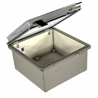 Bud Industries - NBB-10260 - BOX ABS/PC GRY/CLR 5.9"L X 5.9"W