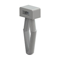 Essentra Components - FTH-39-1-01 - FLAT TIE HOLDER ARROW MNT NAT