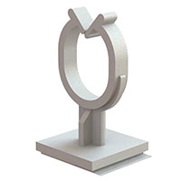 Essentra Components - SHKBS-4-01A-RT - CBL CLIP WIRE SADDLE NATURAL ADH