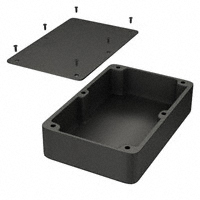 Hammond Manufacturing - 1550GBK - BOX ALUM BLACK 8.74"L X 5.75"W