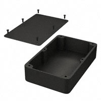 Hammond Manufacturing - 1550JBK - BOX ALUM BLACK 10.83"L X 6.89"W