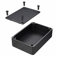 Hammond Manufacturing - 1550PBK - BOX ALUM BLACK 3.15"L X 2.17"W