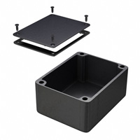 Hammond Manufacturing - 1550WCBK - BOX ALUM BLACK 4.53"L X 3.54"W