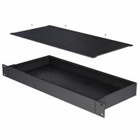 Hammond Manufacturing - RM1U1908SBK - CHASSIS 8X16.6X1.75" BLACK