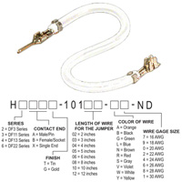 Hirose Electric Co Ltd - H2ABT-10106-W4 - JUMPER-H1502TR/A2015W/H1500TR 6"