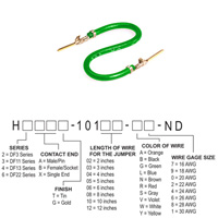 Hirose Electric Co Ltd - H3AAG-10103-G8 - JUMPER-H1507TR/A3048G/H1507TR 3"