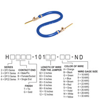 Hirose Electric Co Ltd - H3AAG-10103-L6 - JUMPER-H1507TR/A3049L/H1507TR 3"