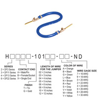 Hirose Electric Co Ltd - H3AAG-10103-L8 - JUMPER-H1507TR/A3048L/H1507TR 3"