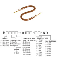 Hirose Electric Co Ltd - H3AAG-10103-N8 - JUMPER-H1507TR/A3048N/H1507TR 3"