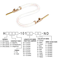 Hirose Electric Co Ltd - H3AAG-10103-W8 - JUMPER-H1507TR/A3048W/H1507TR 3"