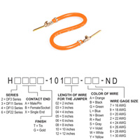 Hirose Electric Co Ltd - H3AAG-10103-A6 - JUMPER-H1507TR/A3049A/H1507TR 3"